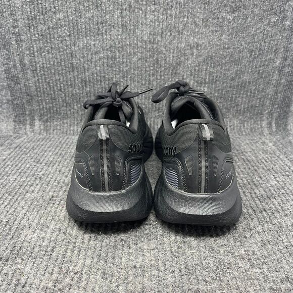Saucony Triumph 22 Triple Black Athletic Running Shoes Mens Size 12.5 S20964-201